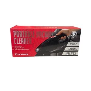 🆕 Firestone Portable Vacuum Cleaner Lightweight 12 Volts 60-watts
